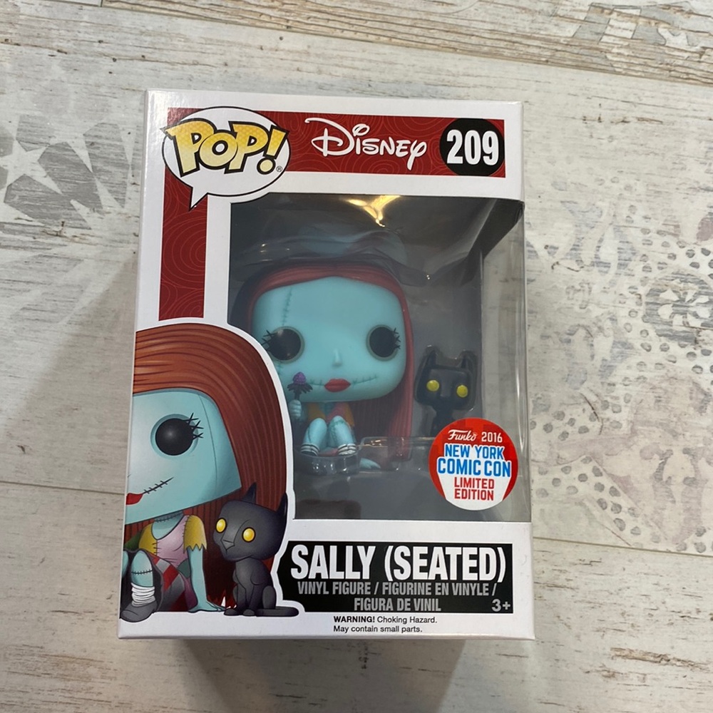 Funko Pop Sally Seated #209 Disney Limited Edition Figure